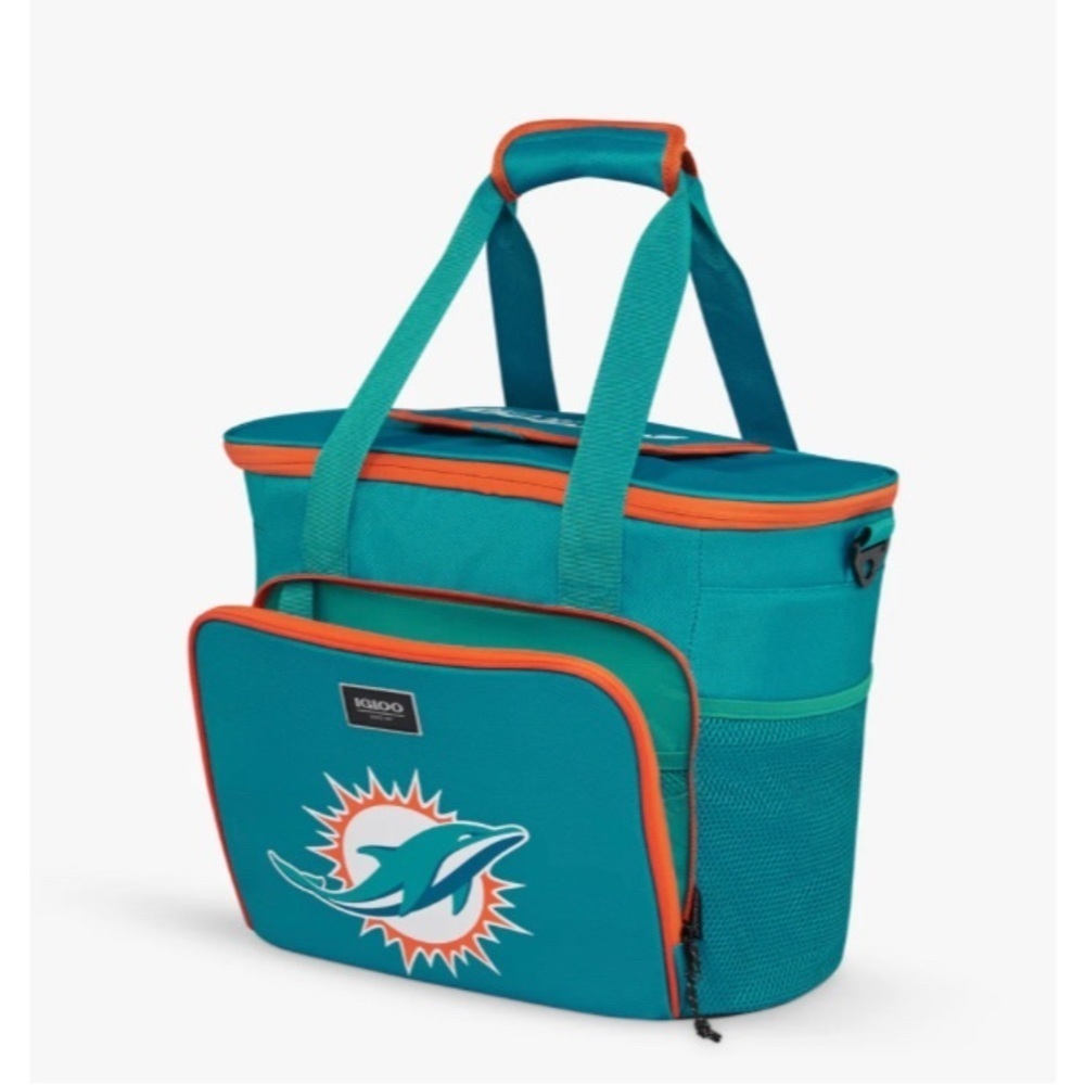 Miami Dolphins NFL Insulated Tote Bag Igloo Cooler 28-Can Capacity New